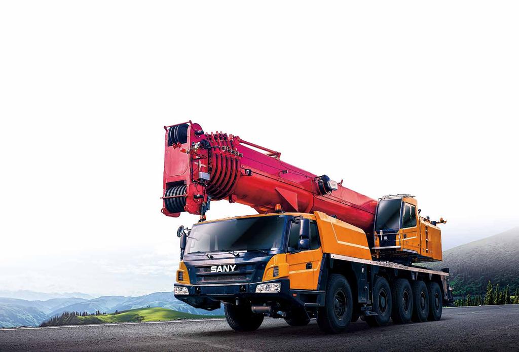 2 3 Technical Features Technical Features Basic performance Key structural components are optimized with the lifting capacity leading the products of the same tonnage. With the max.