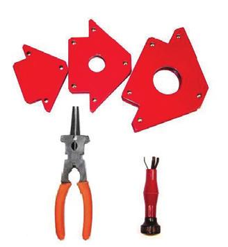 Welding Tools & Accessories PREMIUM WELDING TOOLS HSW-9001 Welder s Pliers Tool HSW-9002 MIG Nozzle Reaming Tool HSW-9003 Magnet 3 (#25 Load) HSW-9004 Magnet 4 (#50 Load) HSW-9005 Magent 5 (#75 Load)