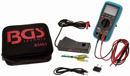 New Items September 2014 Automotive Digital Multimeter with USB Interface - ideal automotive measuring tool - suitable for 2 and 4-stroke engines - illuminated 3 5/6 digit display - USB port for