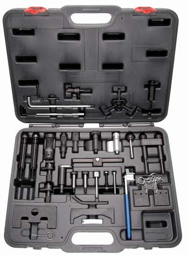 Engine Timing Tool Set for VAG New Items September 2014 - suitable for the following VAG engines: - 1.9 L / 2.0 L TDI pump / nozzle - 1.9 L TDI (conventional diesel) - 2.5 L V6 TDI (not gasoline) - 3.