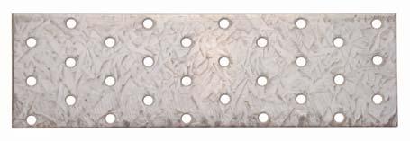 Steel Plate with Holes, 200 x 60 mm -