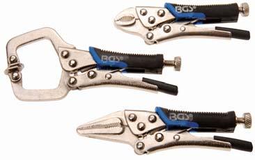 - frame locking pliers, 130 mm length - S-jaw locking pliers, 110 mm length 4499 Star Punch 6 mm - limiter icon for