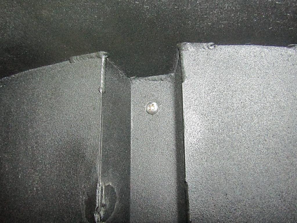 (1) ¼ flat washer to secure the fender liner
