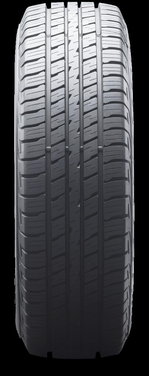 pick-up trucks and SUVs alike whatever the season. With excellent value from its long lasting tread and optimal ride comfort, the WILDPEAK H/T leaves the competition in the dust.