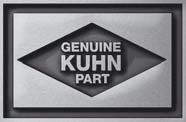 KUHN PARTS Designed and manufactured to rival time KUHN foundries and forge as well as a high-level manufacturing process allow the production