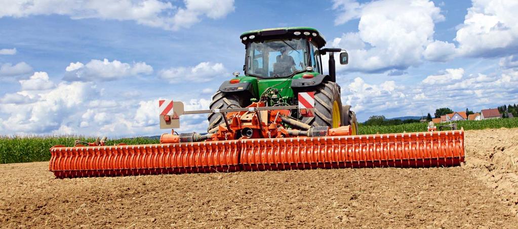 HR 6040 R 8040 R IMPECCABLE SEEDBED PREPARATION Optimum seedbed preparation is an imperative prerequisite for no less than good and homogeneous germination and crop development as well as vigorous