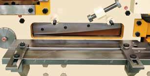 Machine Capacity (mm) Minicrop standard cutting of flat bars Hydracrop standard cutting of flat bars Microcrop