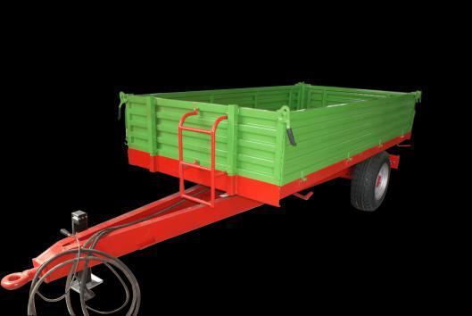 TRAILERS Loading capacity Carriage size Tire size/qty Brake form Matched power Weight 7C-1.5T 1500kg 2000*1000*450 mm 6.