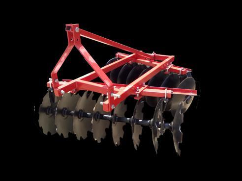 DISC HARROW Working width Working depth Qty of discs Diameters of disc Matched power Weight 1BQX-1.