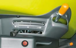 The individual controls are ergonomically arranged and completely self-explanatory.