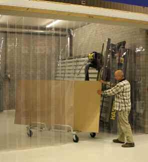 STRIP CURTAINS Easy Clip E The fast and inexpensive closing option Are you looking for quick to install draught-exclusion for a passageway that is not often used?
