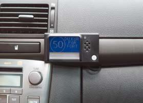 The display on the instrument panel continuously shows the permitted speed limit for the road on which you