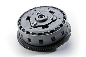 ASSIST & SLIPPER CLUTCH A great rider assistance - the clutch uses two types of cams, an assist cam and a slipper cam.
