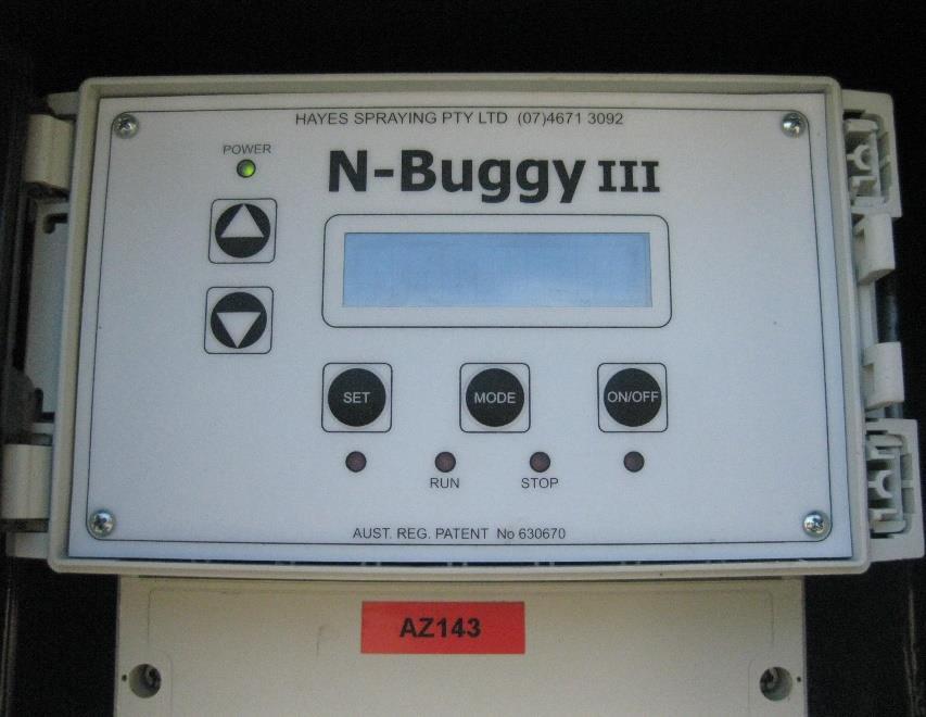 DIGITAL N BUGGY III CONTROLLER OPERATING PROCEDURE (2006 ONWARDS) 1. PRESS ON/OFF BUTTON TO TURN ON.