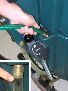 3. When the supply hose is not in use, make sure to connect it to the storage plug (Figure 13). This will prevent the FaST system from drying out and clogging up the supply hose.