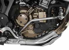 Its special design provides optimal force dissipation and largely protects the radiator as well as the tank and fairing against damage.