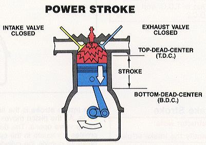 7. The stroke is the only forceful down stroke during the cycle.