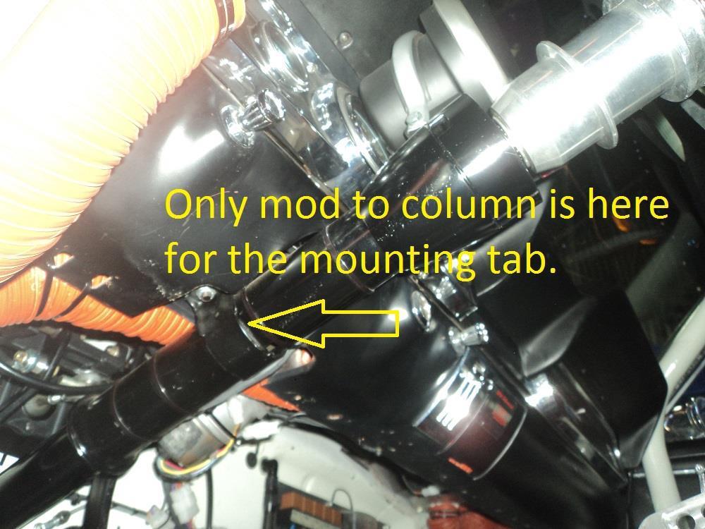 Appendix Replacement of solid steering column with collapsible type.
