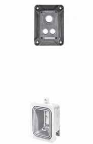 -54 Intraground N1 and N2 Series Non-etallic Covers and ounting Bodies All Covers Supplied with Four Bolts and Blank Nameplate. N1 Series Neutral Color; N2 Series Blue Color.