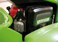 Vanguard Motor 16 hp Excellent manoeuvrability and stability: differential lock, extremely low