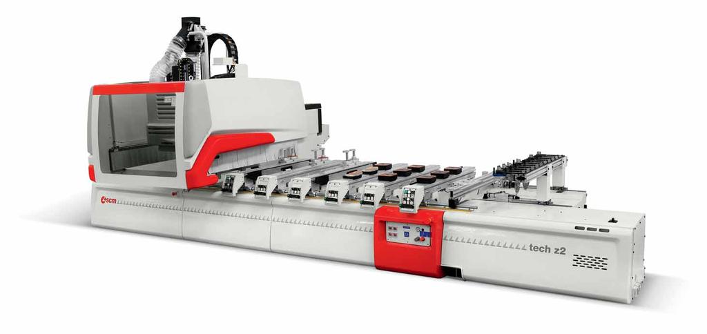 z2 Customisation and flexibility. Customisation and flexibility due to a wide choice of equipment presettings with bars worktable and Penta function.