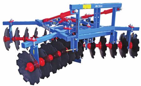 Disc Ploughs All ploughs are fitted with long wear European Bellota Boron steel discs.