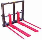 to lift pallets. Lifting capacity 500kg. Bevelled leading edge.