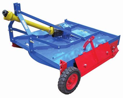 8m) widths Side Delivery Slasher Heavy Duty flail mower designed for pasture, orchards, vineyards and low density scrub Extremely sturdy construction compared to many imported models Belt driven with