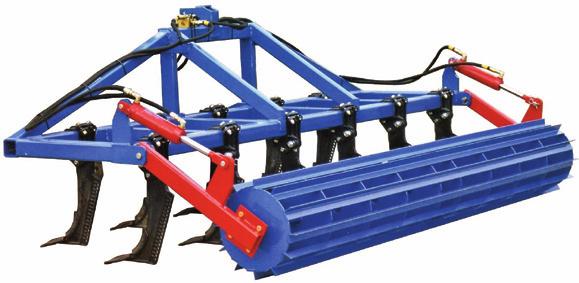 Model - 0176 Double rollers allow machine to be angled for more aggressive cultivation. Adjustment between 0 and 10.