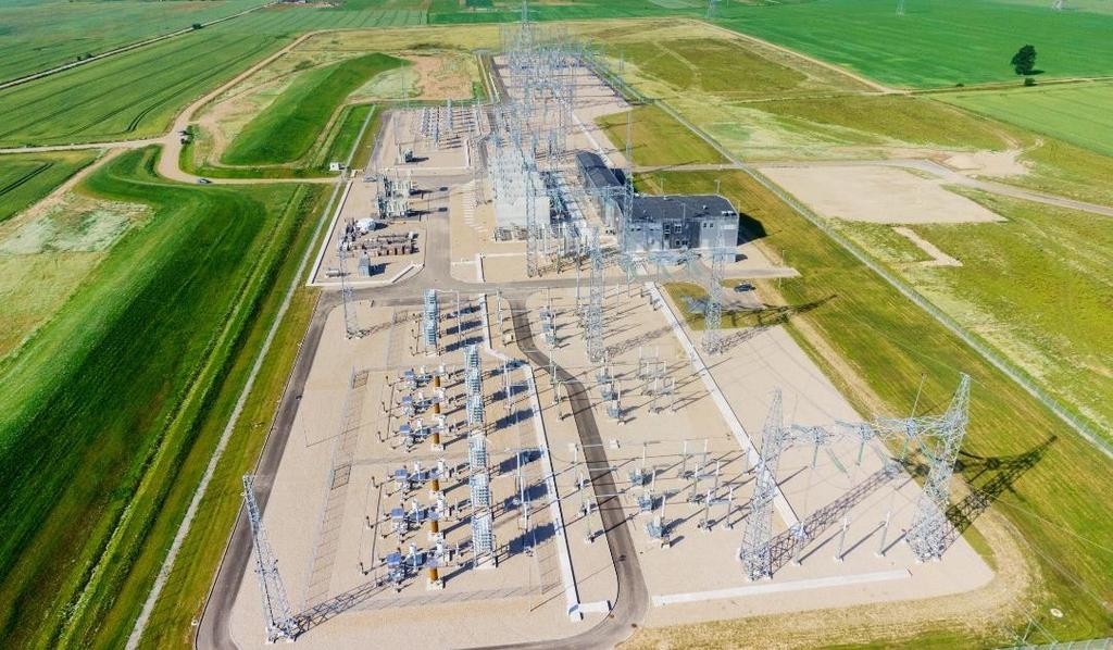The first Lithuanian-Polish power link 163 km transmission line Alytus-Elkas 500 MW HVDC converter station in Alytus Total project cost 580 million: 150