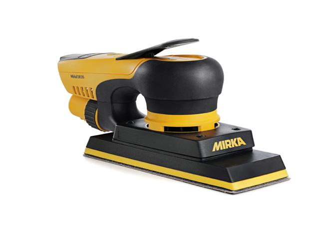 Mirka DEOS 383CV 70X198MM This powerful and compact direct electric orbital sander, Mirka DEOS 383CV, is the newest member in the Mirka electric sander family.