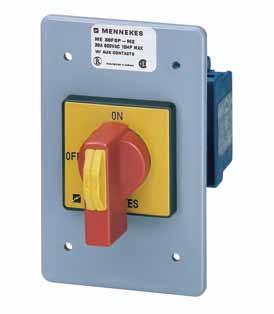 Compliances & Performance: K Suitable as Motor Disconnect per 1999 NEC Article 430-109(a)(6) K Switch: Standard 508 K Padlockable handle complies with OSHA LO/TO regulations Approximate