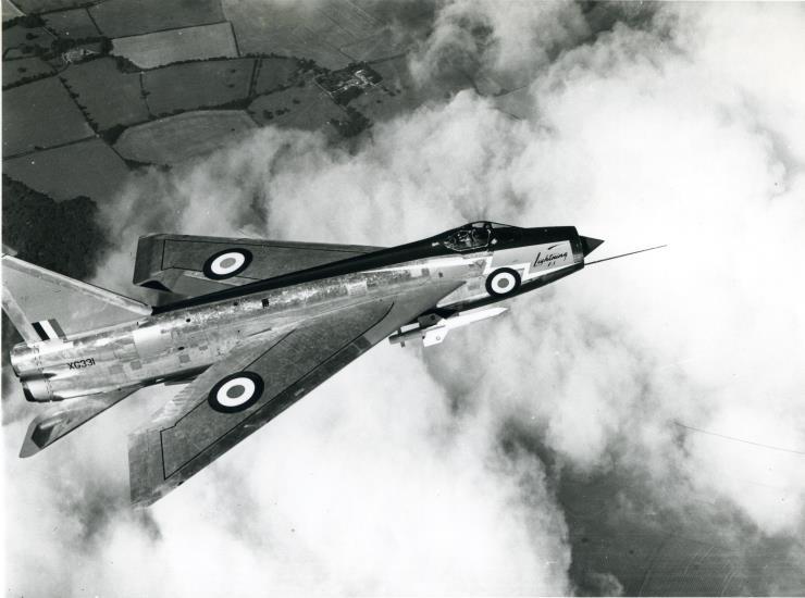 3.3 English Electric Lightning I would like to mention the English Electric Lightning briefly (Figure 12) because this aircraft did survive the slaughter.