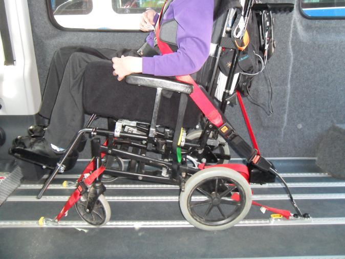 Appendix 2 The use of minibus restraints The driver is responsible for everything on the minibus: including the safe use of wheelchair clamps and seat belts (but not pupil behaviour other staff take