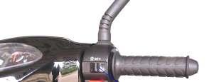 A. Indicates the speed in km/h and Mph B. Indicates total distance the motorcycle has run C. High beam indicator 4.