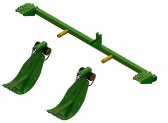 STALK STOMPERS ALL JD 600 SERIES CORN HEADS FEEDER HOUSE CENTER SECTION