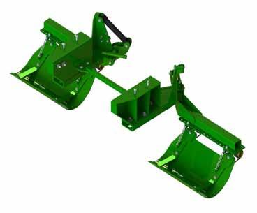 STALK STOMPERS JD 9RX STALK STOMPERS ¼" AR200 Abrasion resistant replaceable shoes Hydraulically operated raise and lower
