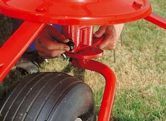 7 m) is ideally sized for operations behind a 4 disc or 5 disc mower.