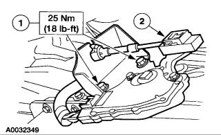 20. NOTE: If the vehicle is equipped with a power take-off unit, all or part of the PTO unit will need to be installed.
