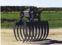 opening Width 138 cm 78 cm 150 kg ROUND BALE GRAPPLE Combines perfectly with our