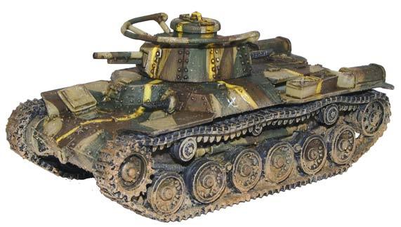 Vehicles TYPE 97 CHI-HA MEDIUM TANK The Chi-Ha of 1937 was Japan s standard medium tank although with a weight of only 15 tons, excellent speed and mobility, and no more than 33mm of armour on the