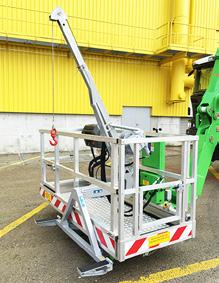 With a 1,100 kg lifting capacity the Bronto Boom Winch can replace the need for a separate crane, thus doubling the efficiency of your task.