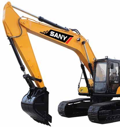 SANY HYDRAULIC EXCAVATOR SANY HYDRAULIC EXCAVATOR Long experience, elaborate design and excellent manufacturing system, guarantee the machine with high reliability Strengthed upper structure Heavy