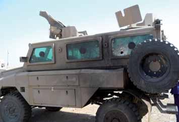 BALLISTICS The REVA Armoured Personnel Carriers have different levels of