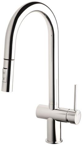 Sink mixer curved spout large 4 star, 7.