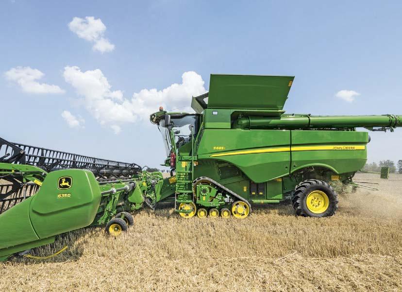 43 UP TO 15% MORE PRODUCTIVITY WITH INTERACTIVE COMBINE ADJUST* TOP-OF-THE LINE