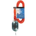 Polar/Solar Trouble Lights Grounded, plastic coated bulb guard. Grounded outlet for tools. Guard-mounted hang hook.