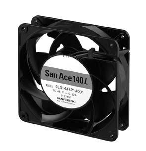 Feature: Technical Developments in 2017 Long Life Fan DC Fan 140 140 38 mm San Ace 140L 9LG type 140 140 51 mm San Ace 140L 9LG type 140 mm sq.