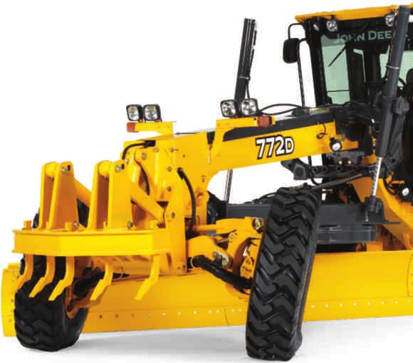 new lineup of sixwheel-drive graders delivers exceptional comfort, control, speed, and operating ease.