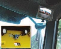 Reverse cameras are available for factory or on site itment ensuring full view when reversing.